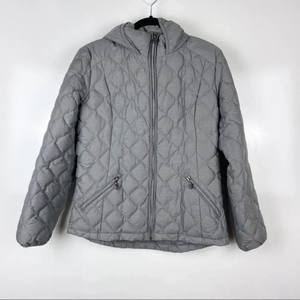 ZeroXposur Quilted Down Filled Jacket Women's Medium Lightweight Winter Coat